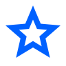 Star 24Dp 0061FF FILL0 Wght400 GRAD0 Opsz24